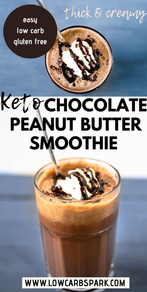 best keto chocolate peanut butter smoothie