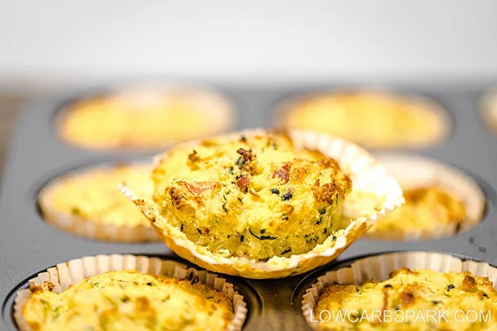 Zucchini Cheddar Cheese Savory Keto Muffins 4 Learn how to make Zucchini Savory Muffins for the best on-the-go keto breakfast option. They're moist, keto-friendly, and perfect for meal prepping.