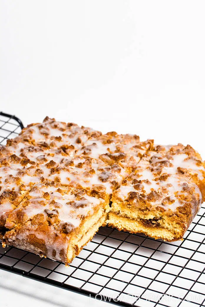 The Best Keto Coffee Cake 13 Easy keto cake with cinnamon and butter perfect to serve with coffee.