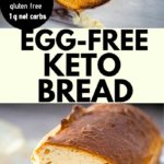 The best keto bread on the Internet! EGG FREE & only 1g net carbs. You’ll find it hard to believe that it’s keto-friendly. This keto bread recipe without it’s the best bread replacement. It's perfect for sandwiches or toasted and topped with butter. This low carb bread needs only 7 ingredients. Recipe on www.lowcarbspark.com!