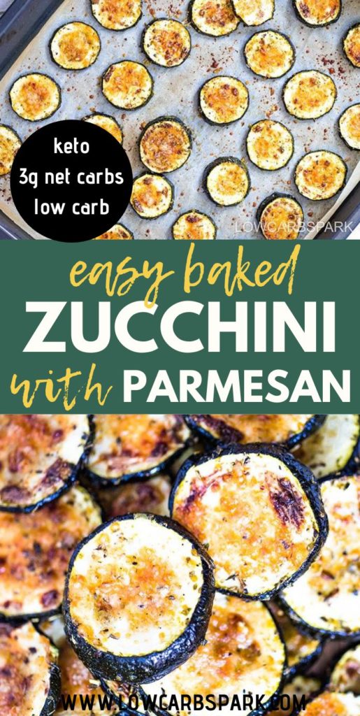 Easy baked zucchini with parmesan