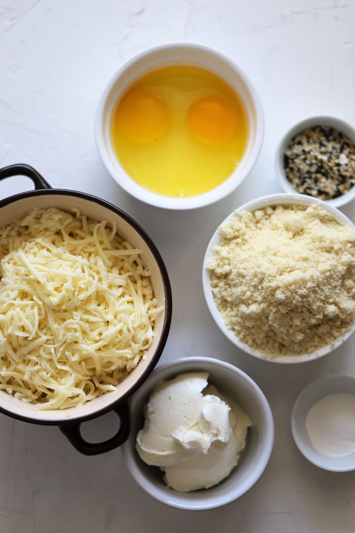 ingredients for keto mozzarella dough