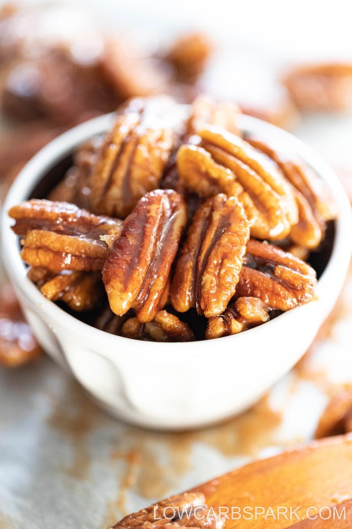 keto candied pecans