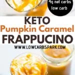 keto pumpkin caramel frappucino