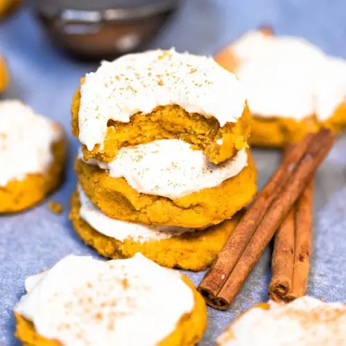 Soft Low Carb Keto Pumpkin Cookies 5 keto pumpkin cookies