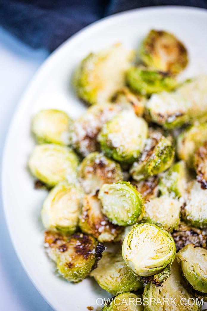quick brussels roasted in the oven