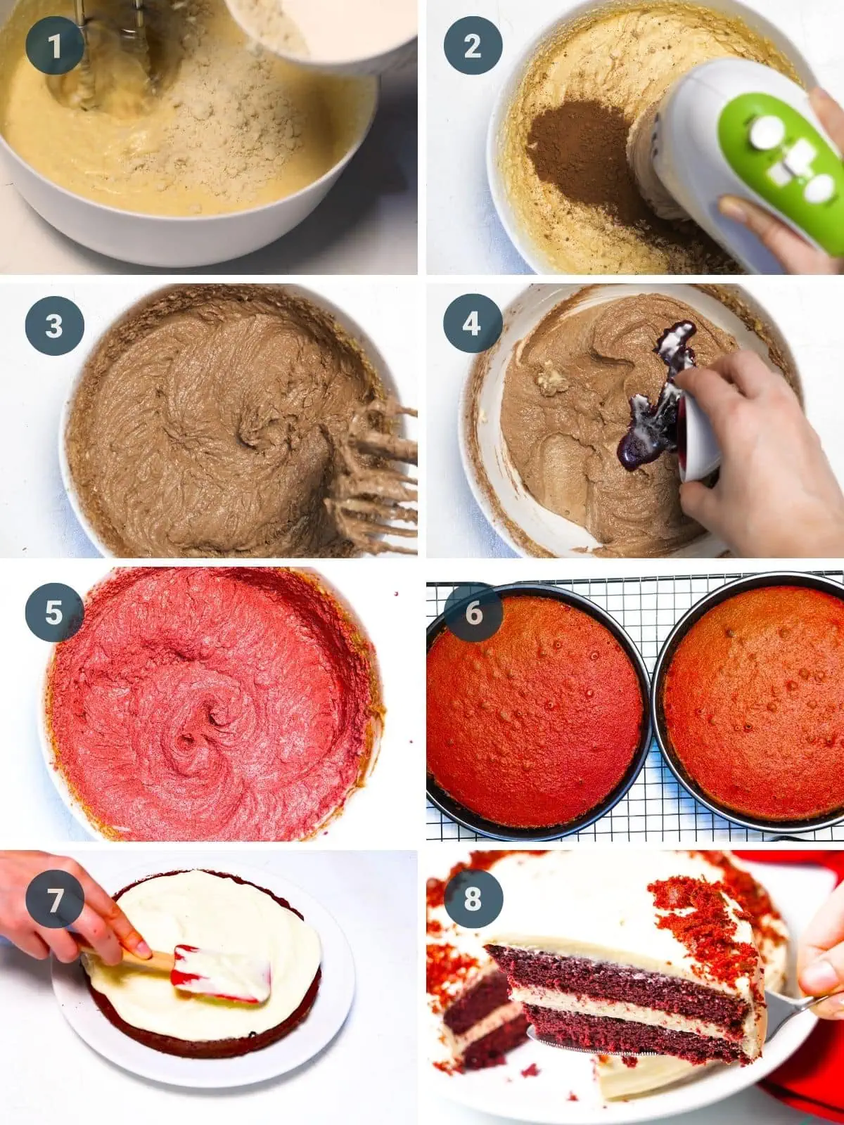 The Best Keto Red Velvet Cake - Only 4g carbs! 4 how to make keto red velvet cake