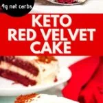 keto red velvet cake