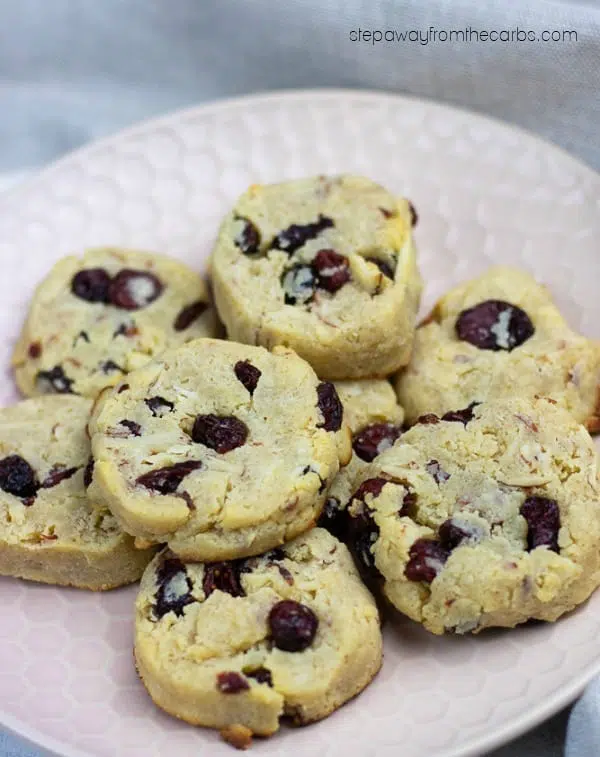 low carb cranberry almond cookies v1