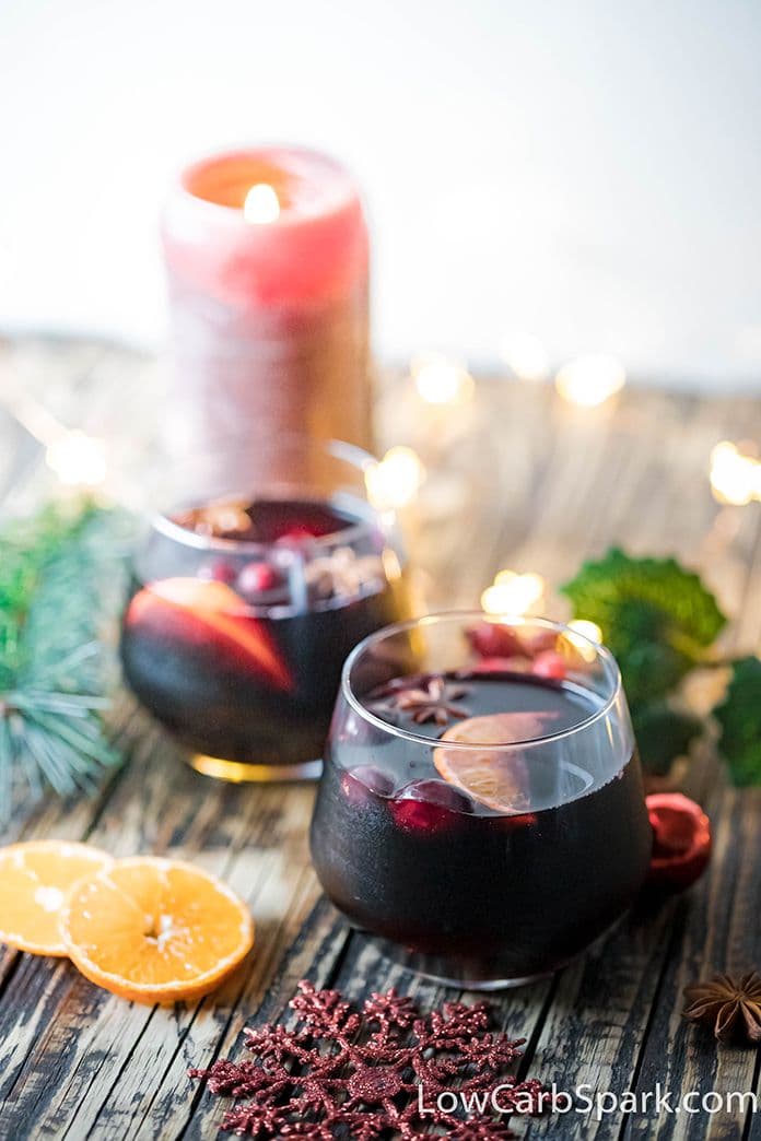 festive keto wine low carb mulled wine