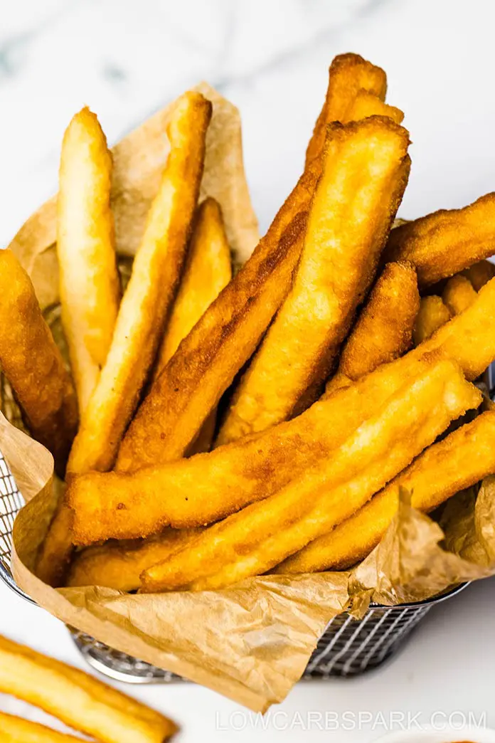 Best Ever Crispy Keto French Fries - Only 3g net carbs 2 best keto fries recipe