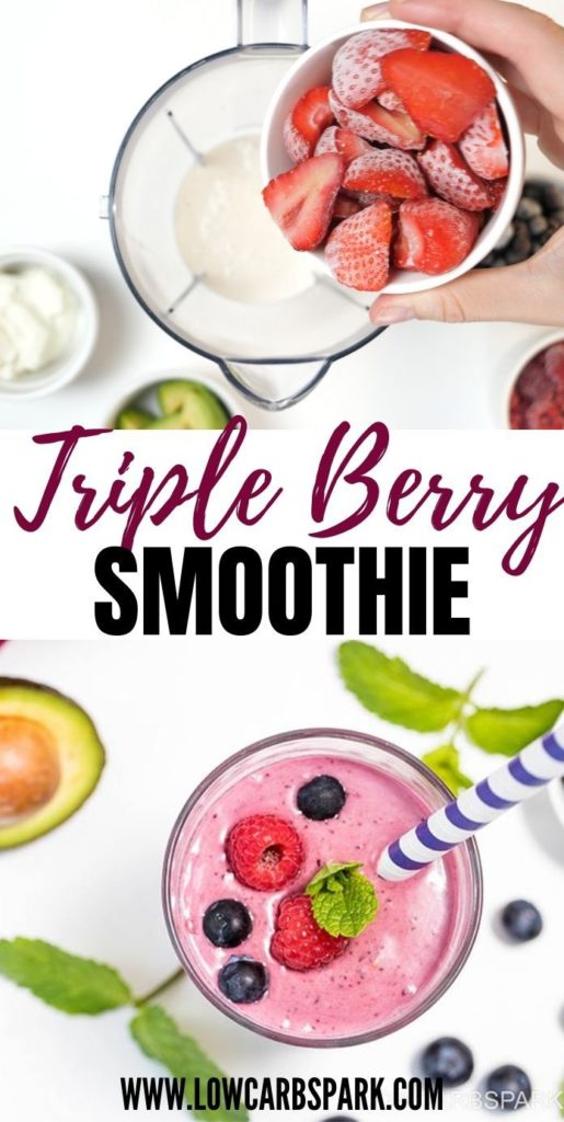 Quick & Thick Triple Berry Smoothie
