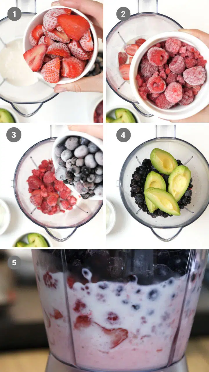 how to make a berry smoothie