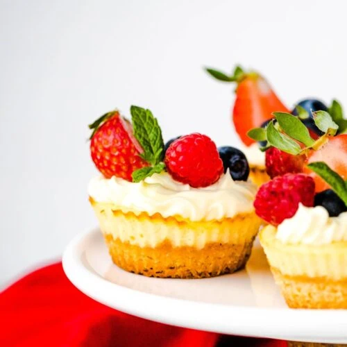 Keto Mini Cheesecakes 8 mini cheesecake recipe lowcarbspark