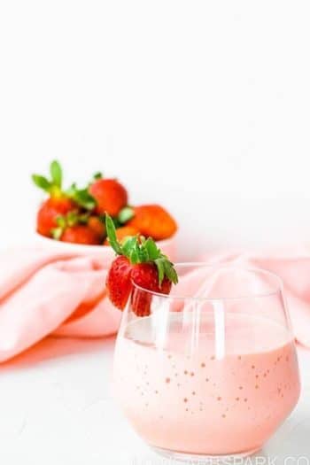 High Protein Keto Strawberry Smoothie
