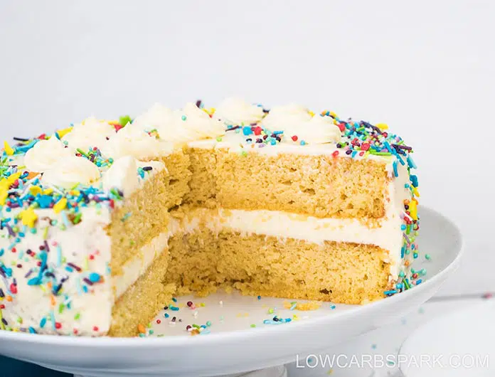 The Best Keto Cake I've Ever Had 3 what ingredients to use to make keto cake