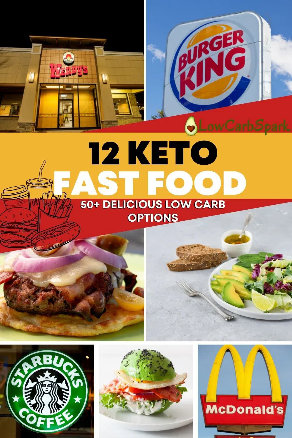 Top 12 Keto Fast Food - 50+ Delicious Low Carb Options