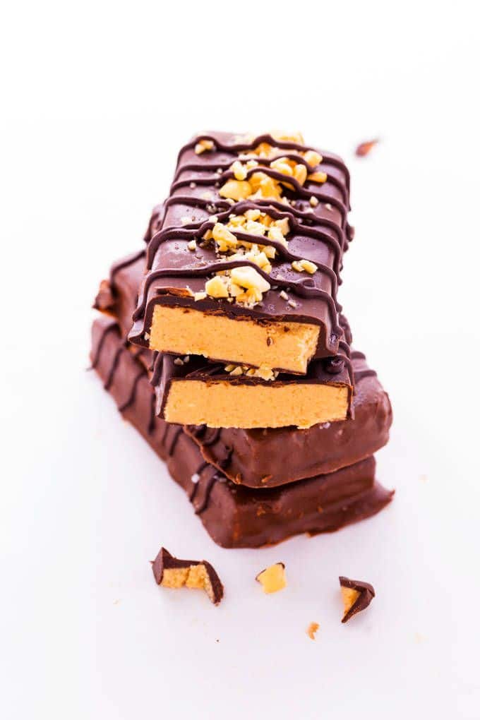 Chocolate Peanut Butter Protein Bars 2