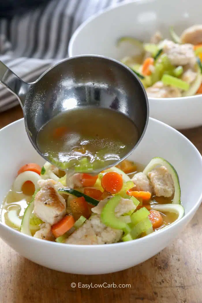 35 Keto Soup Recipes - Best Low Carb Soups 14 Easy Low Carb ELC Chicken Soup 21