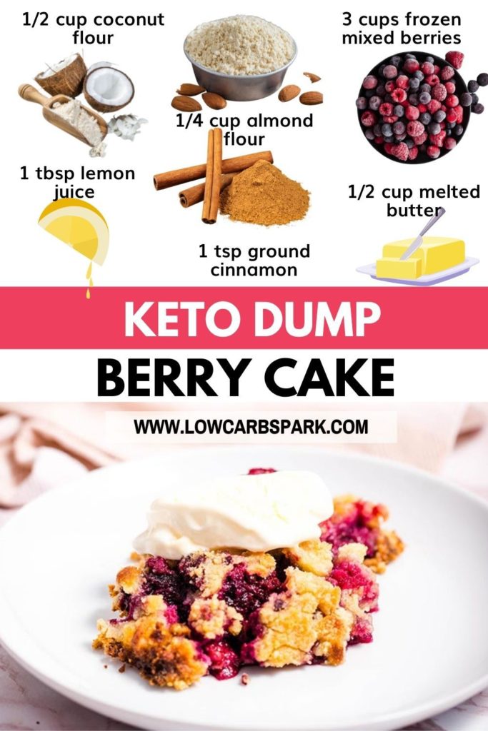 KETO DUMP BERRY CAKE recipe