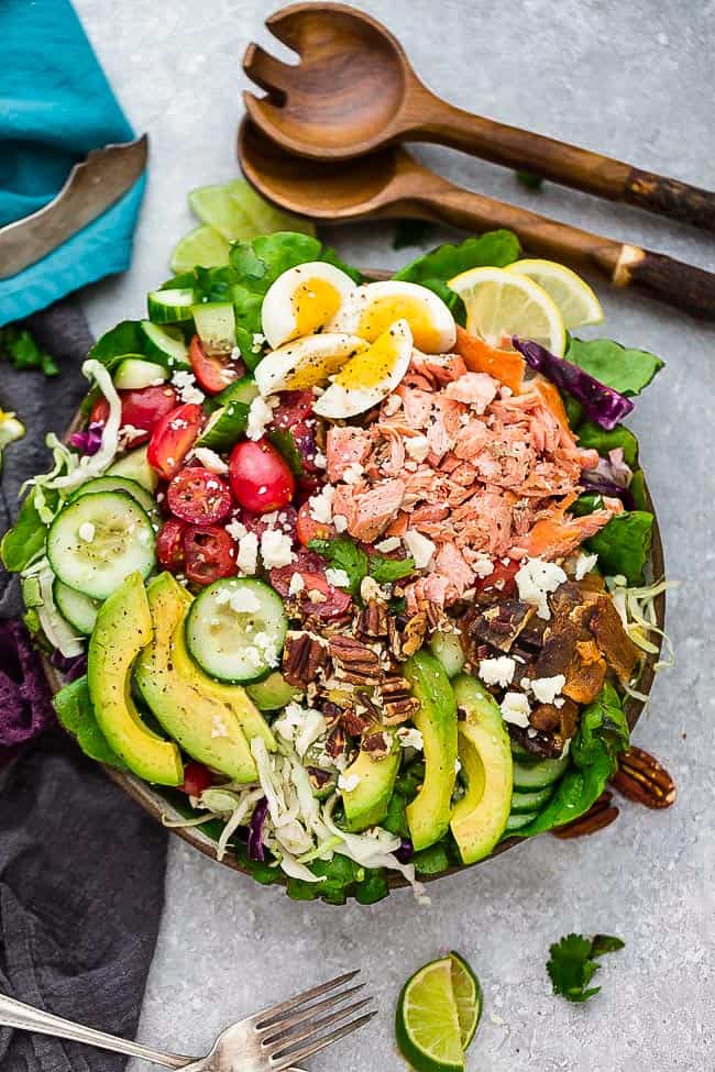 Keto Salmon Salad recipe photo picture