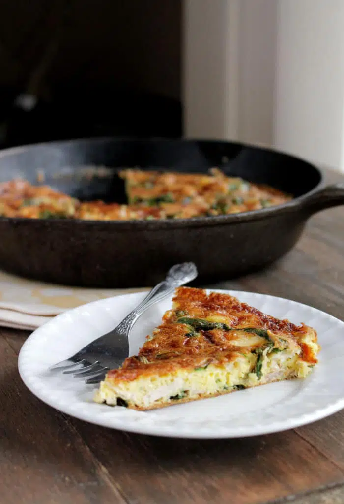 21 Delicious Keto Leftover Turkey Recipes 5 Leftover Turkey Frittata4 700x1024 1