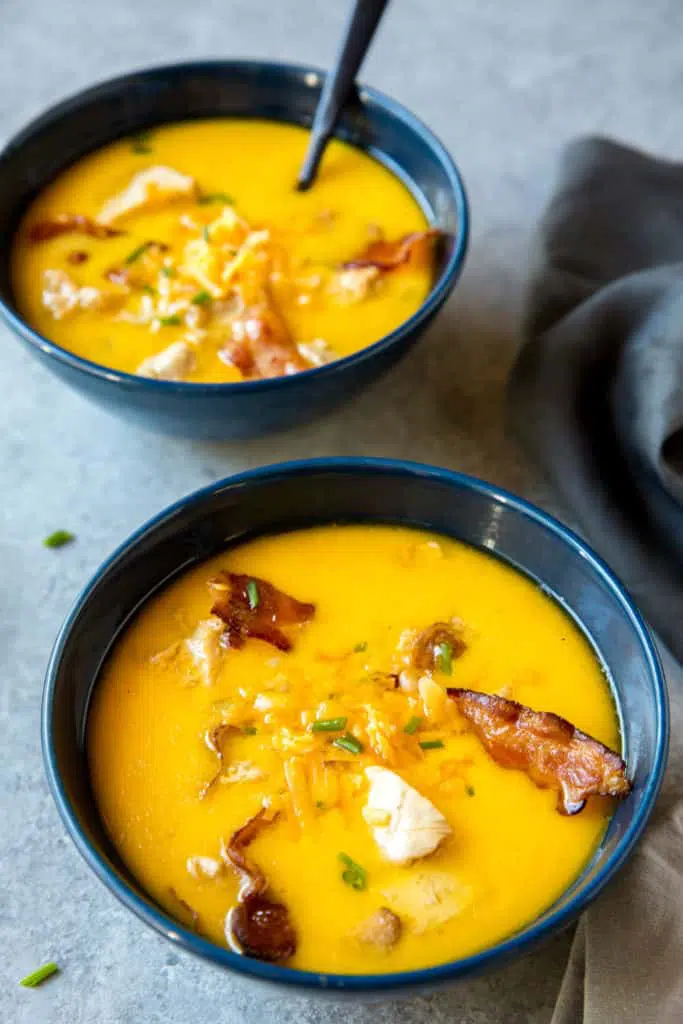 35 Keto Soup Recipes - Best Low Carb Soups 18 bacon soup close