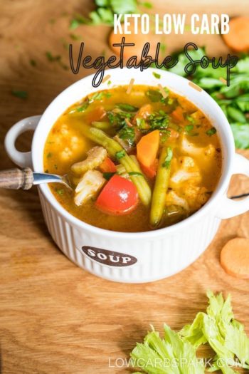 Easy Keto Vegetable Soup - Seriously Good Low Carb Soup - Low Carb Spark