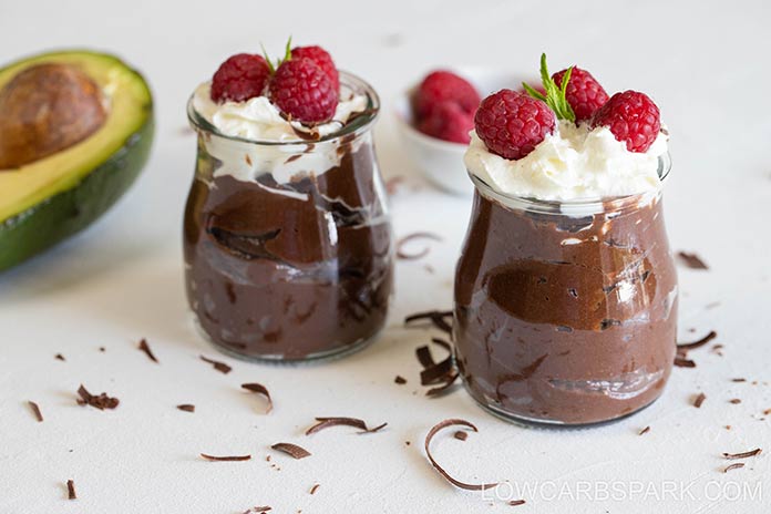 delicious keto chocolate mousse