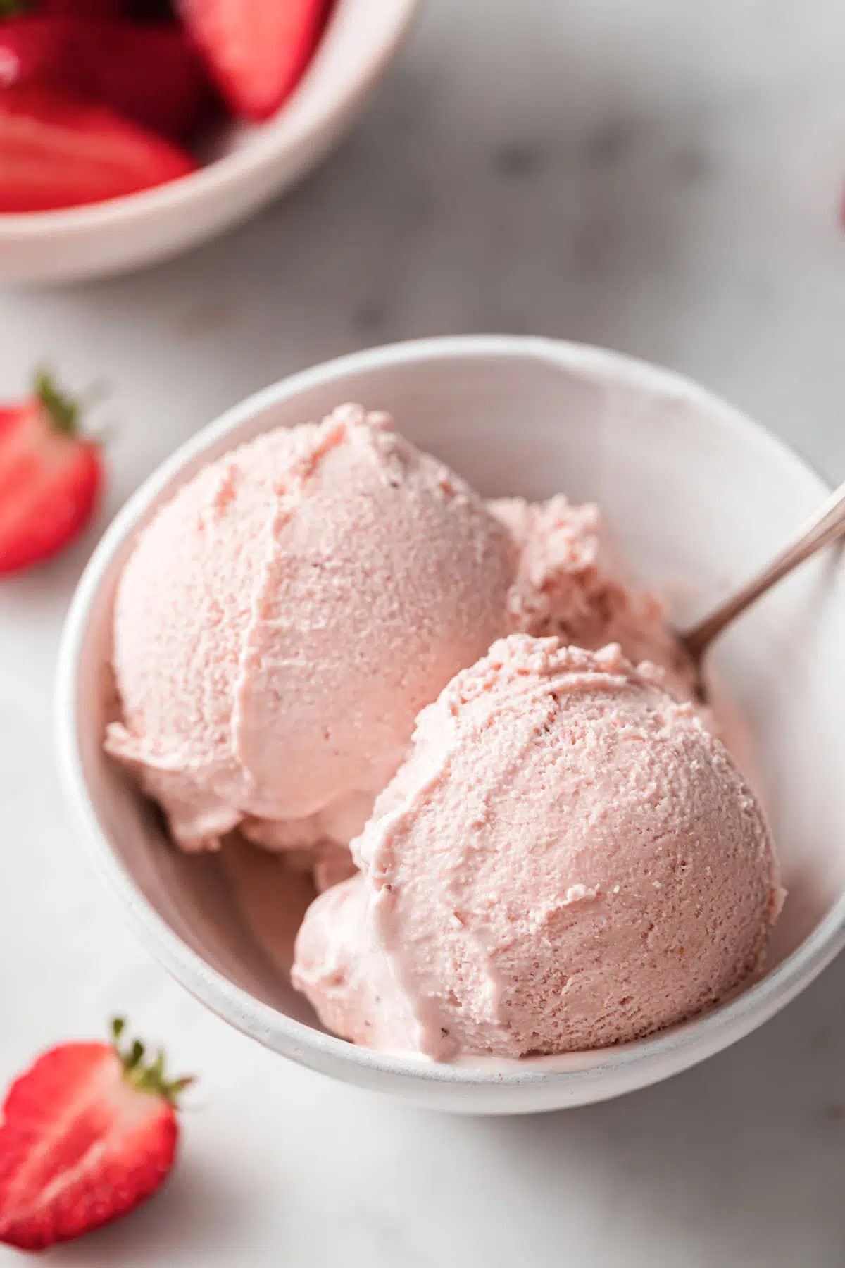 keto Strawberry Ice cream 6