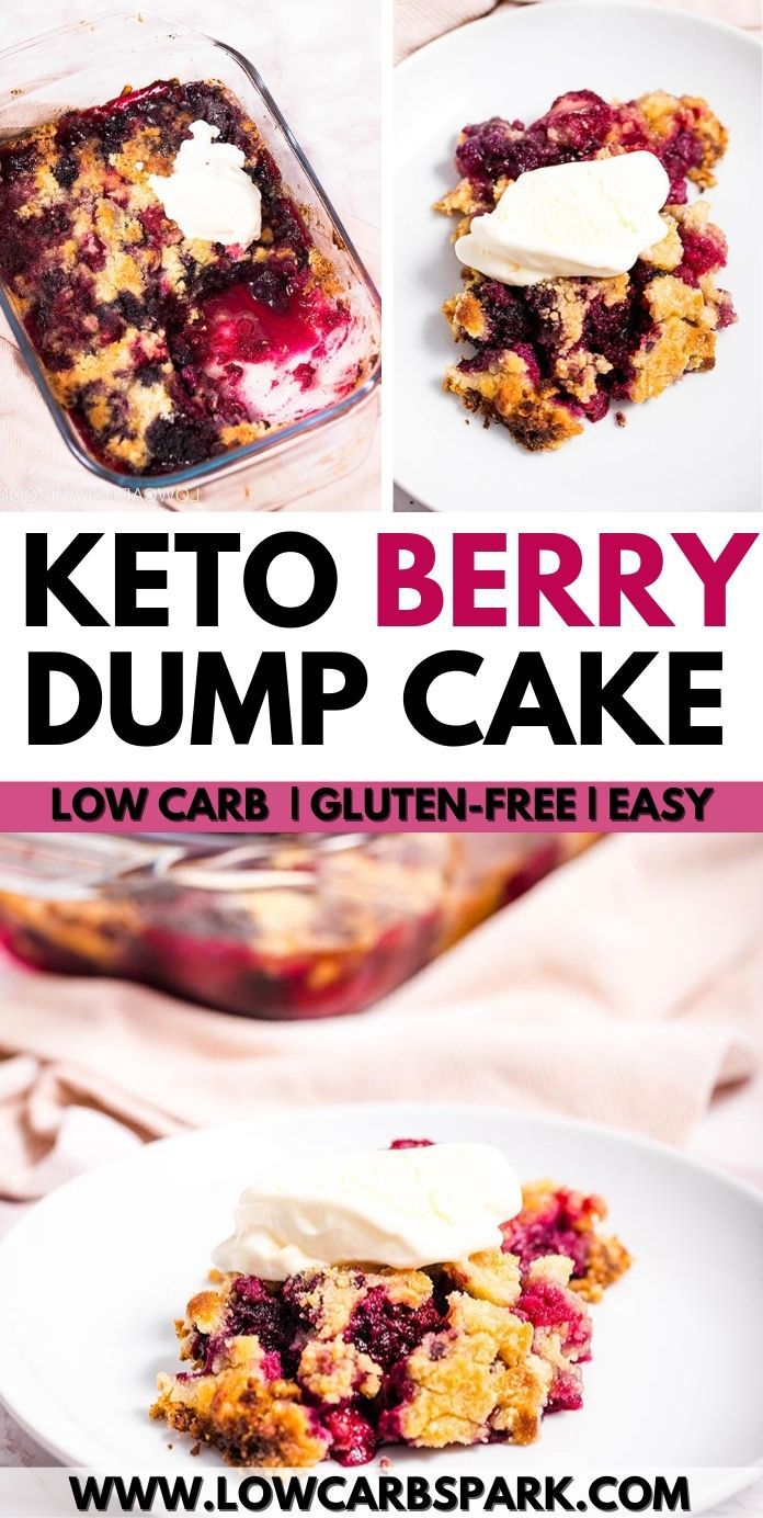 Mouthwatering Berry Keto Dump Cake