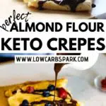 Keto Crepes Pinterest Image