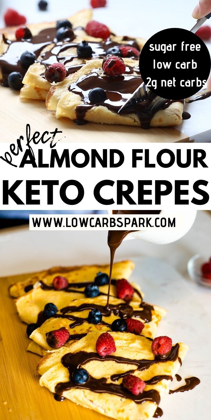Almond Flour Keto Crepes