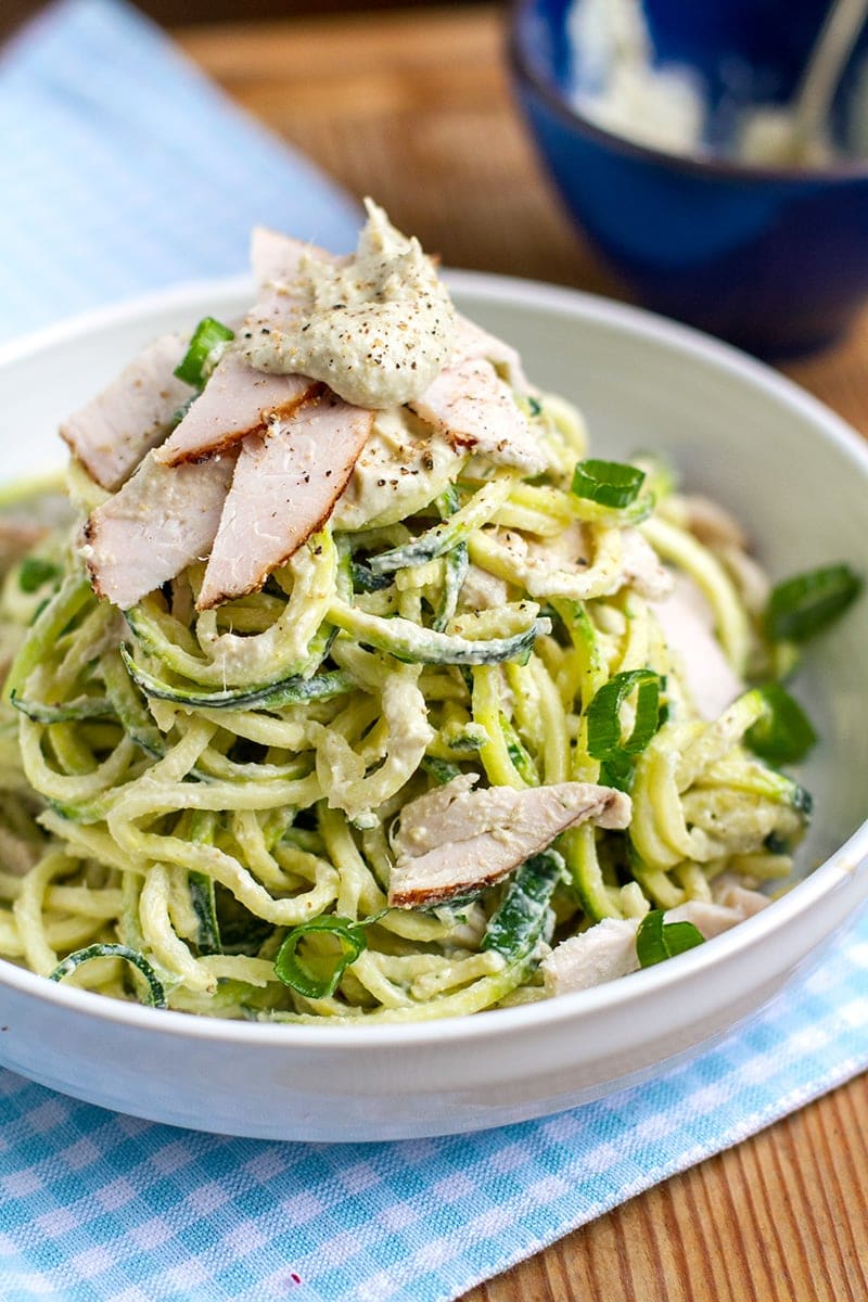 paleo pasta with zucchini noodles2