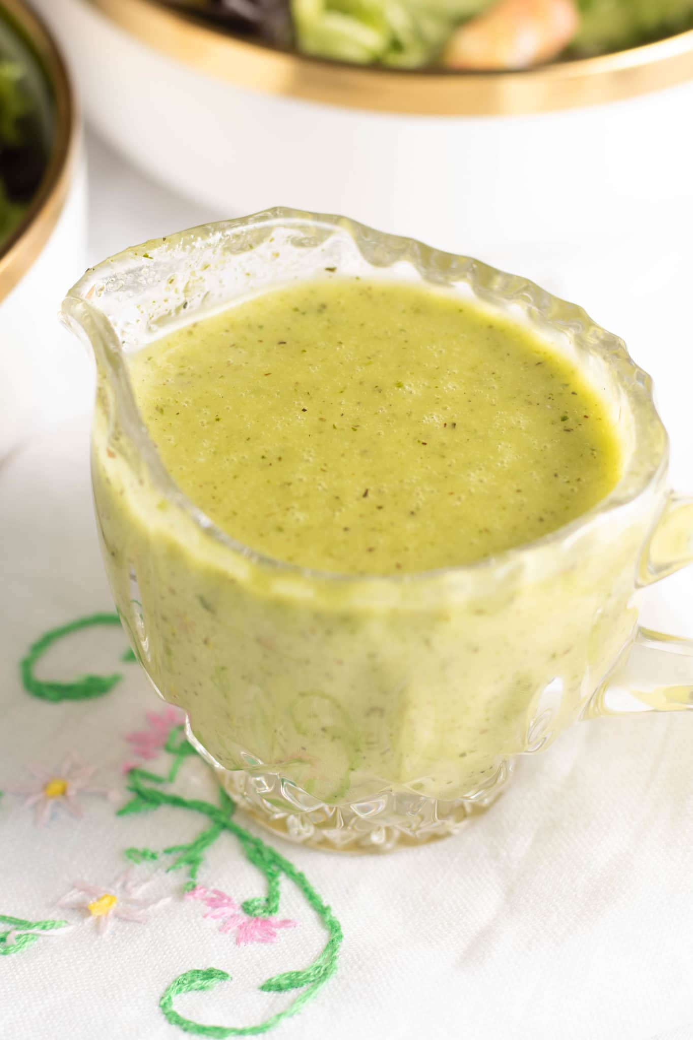 Low Carb Salad Dressing with Garlic and Lemon 5