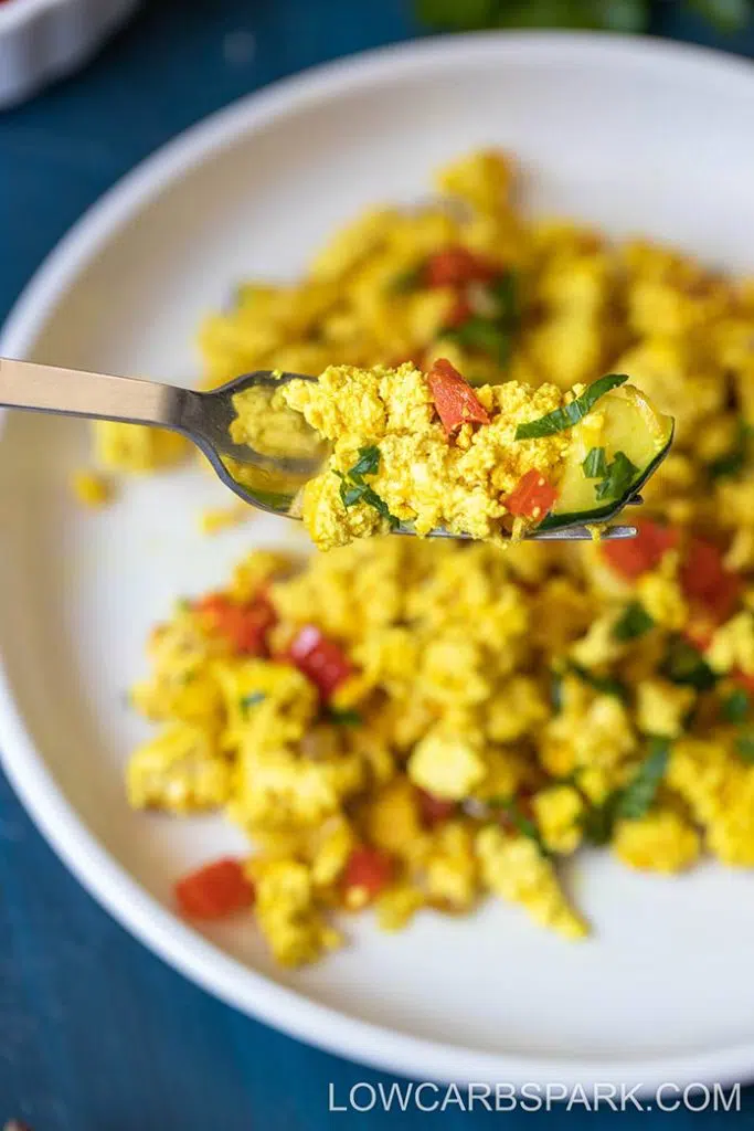 Vegan Tofu Scramble - 15 Minute Keto & Low Carb Recipe 2 best keto vegan tofu scramble