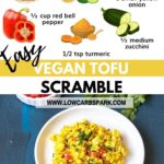 best vegan tofu scramble pinterest