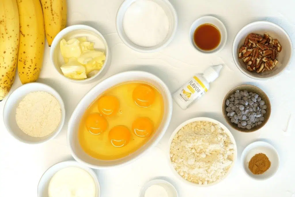 Keto Banana Bread 2 Keto Banana Bread Ingredients