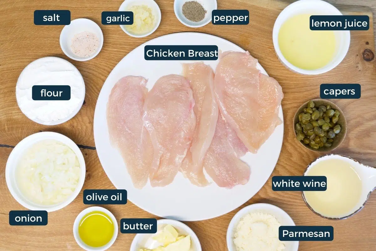 Easy Chicken Piccata 3 keto chicken piccata ingredients