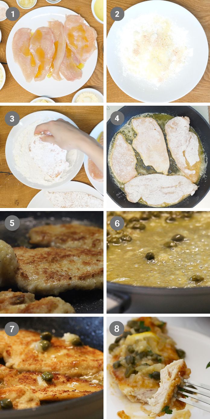 keto piccata chicken recipe step by step instructions