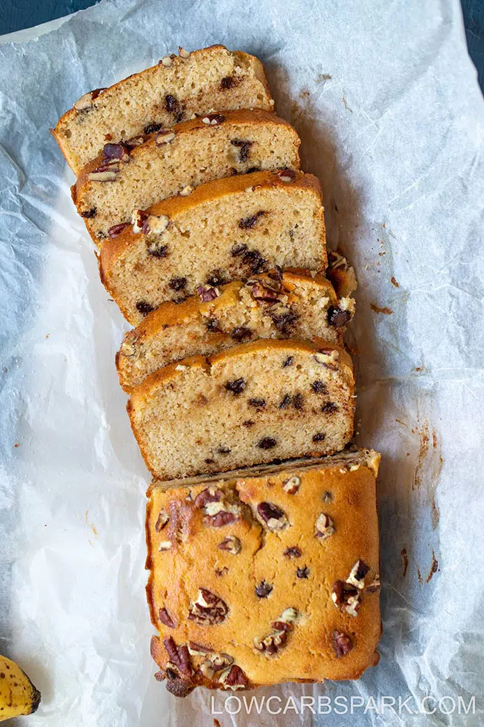 Keto Banana Bread 12 moist keto low carb banana bread