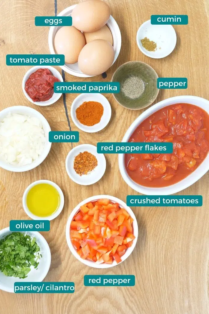 Ingredients For Keto Shakshuka