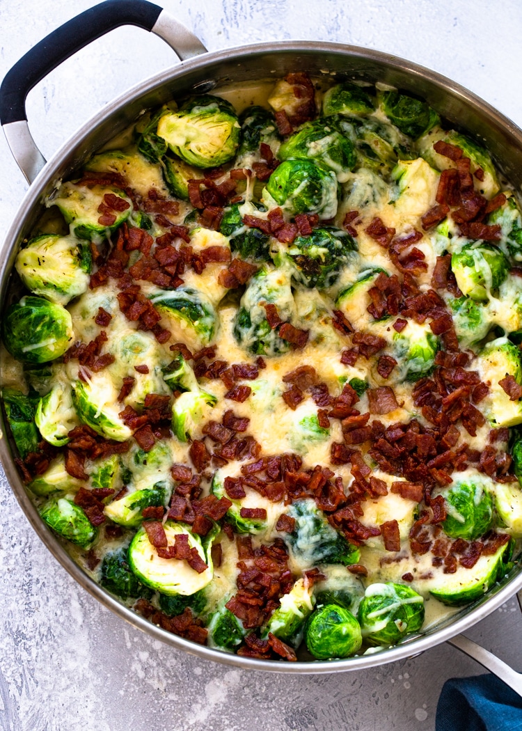 Keto Creamy Brussels Sprouts 6