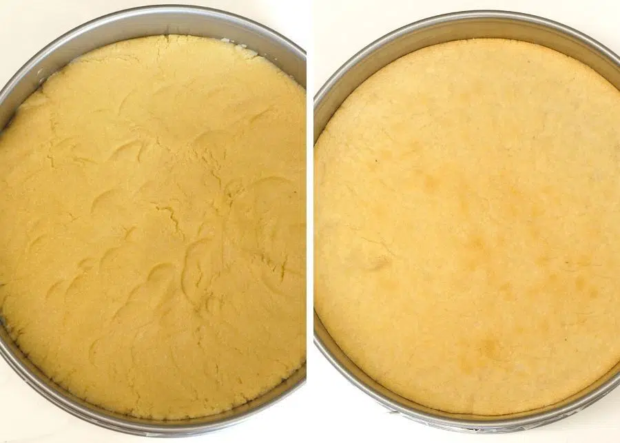 Keto Pumpkin Cheesecake 6 bake the almond flour crust
