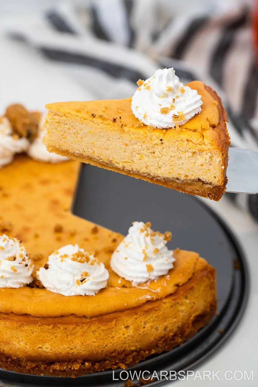 Keto Pumpkin Cheesecake 2 best keto pumpkin cheesecake with almond flour crust
