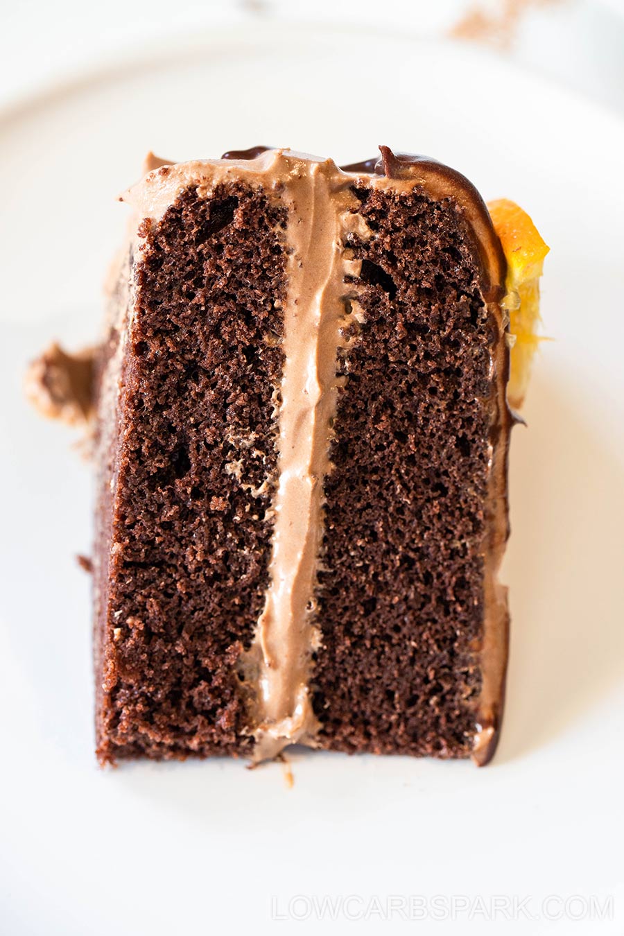 keto chocolate orange cake low carb cake