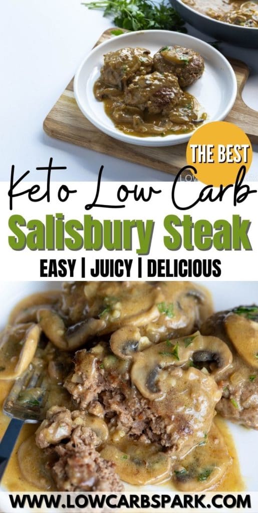 keto low carb salisbury steak pinterest