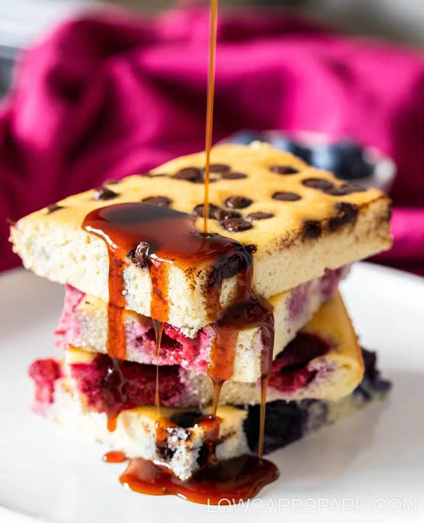 Keto Sheet Pan Pancakes 13 keto pancakes baked in the oven