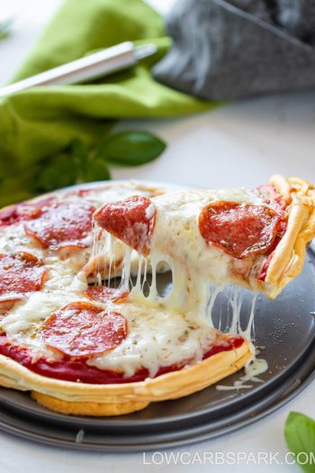 High Protein Low Carb Pizza Crust – 2 Ingredients Keto Pizza Crust