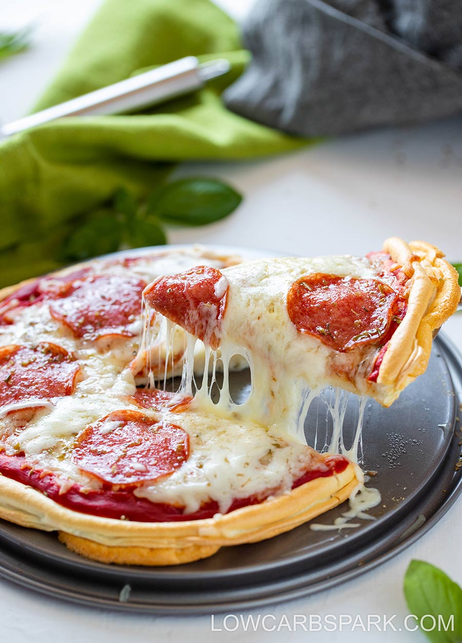 High Protein Low Carb Pizza Crust | by Low Carb Spark